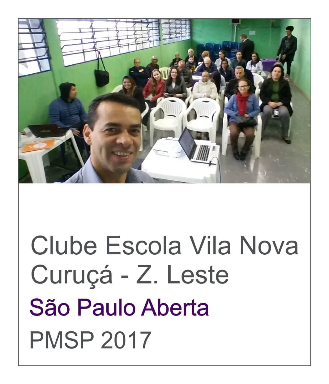 Clube Escola Vila Nova Curuça Atividade para idosos